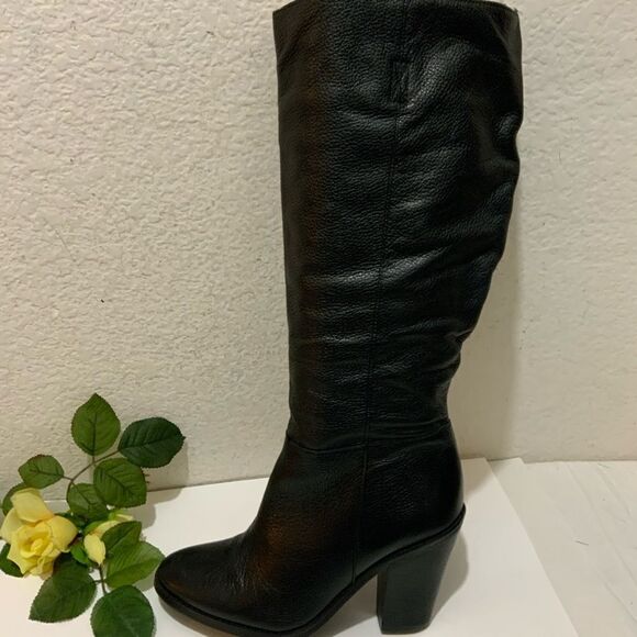 Matisse Raquel Leather Tall Heel Boots size 8.5 M - Picture 1 of 16